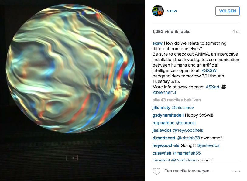 Groeiende aandacht voor Nederlandse creatieve industrie tijdens SXSW 2016 AnimaopSXSW.png