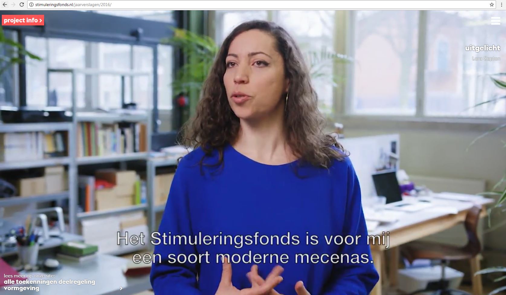 The making of: het eerste digitale jaarverslag van het Stimuleringsfonds jaarverslaglaracaptan.jpg
