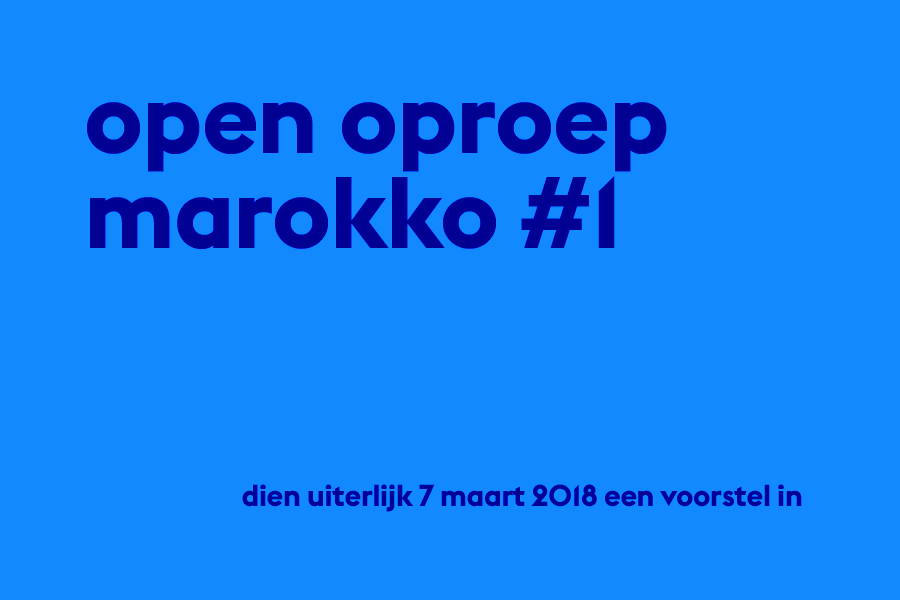 Open Oproep Marokko #1 openoproepmarokko1.png