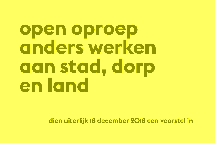 Open Oproep Anders werken aan stad, dorp en land openoproepanderswerken2018.png