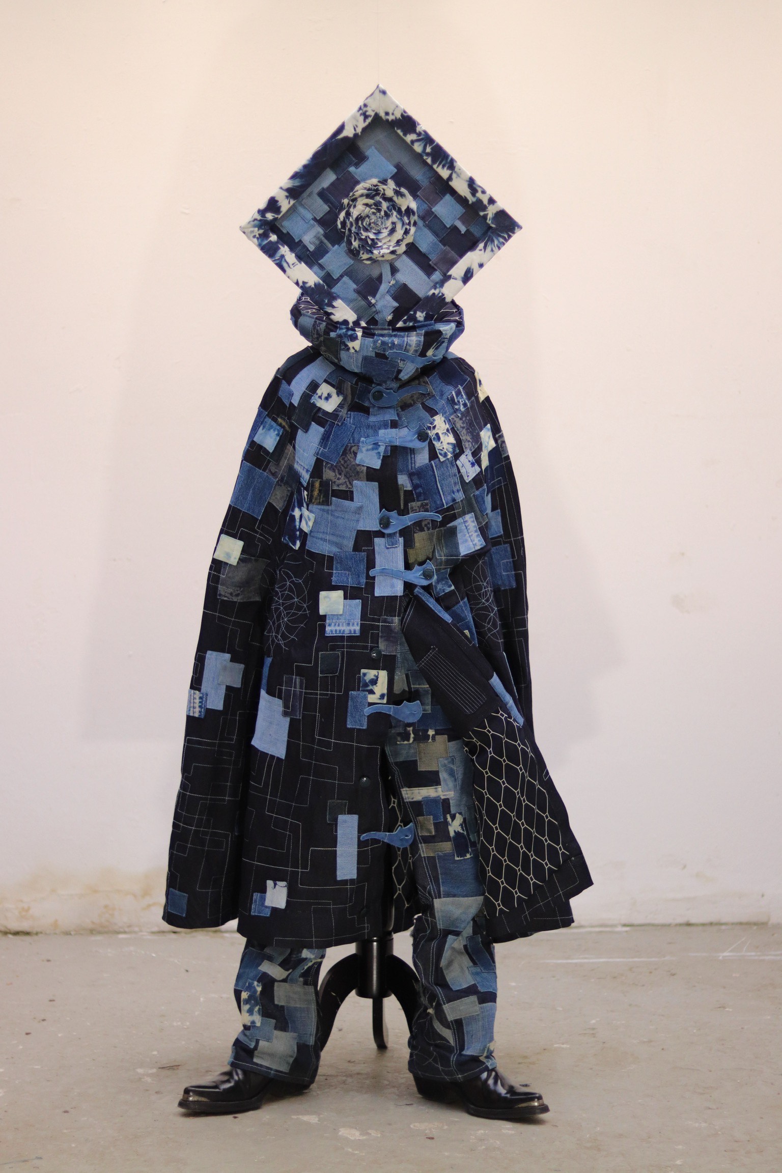Vest type sculpturaal stuk voor het opschalen van turquoise zijde Kleding Gender-neutrale kleding volwassenen Gilets 